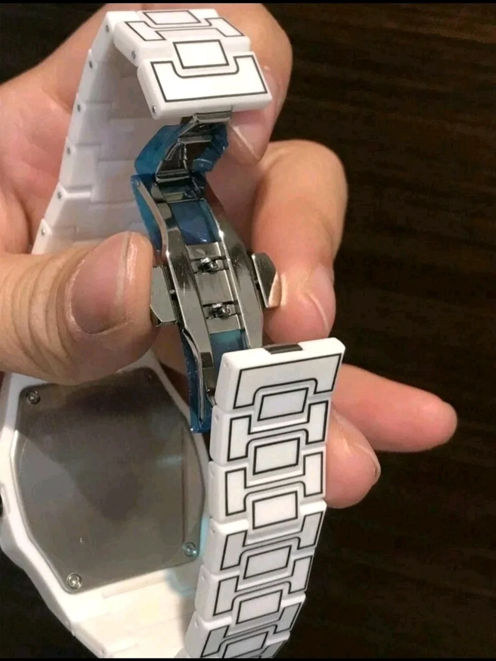 Minimalist White Men's Bracelet Watch